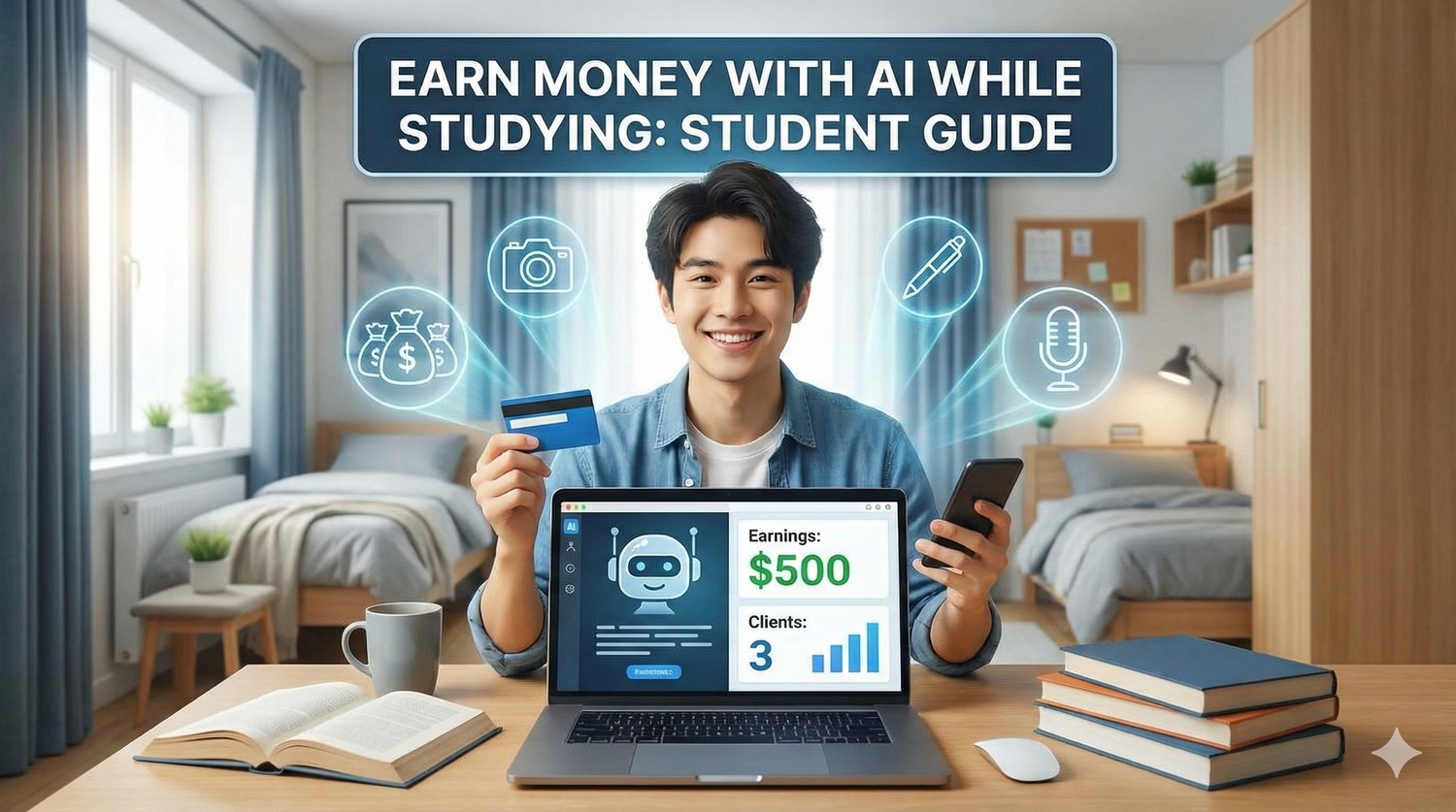 How Students Can Earn Money Using AI Tools While Studying