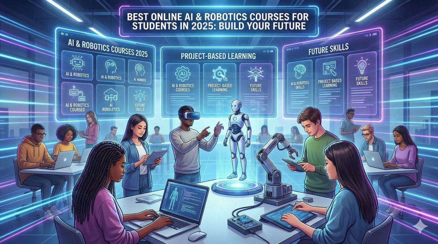 Best Online AI & Robotics Courses for Students in 2025