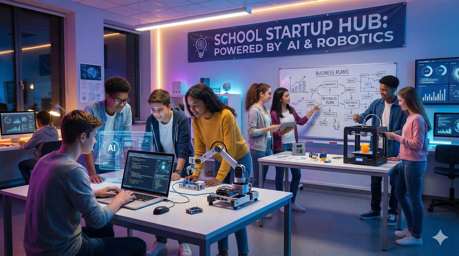 How School Students Are Building Startups with AI and Robotics