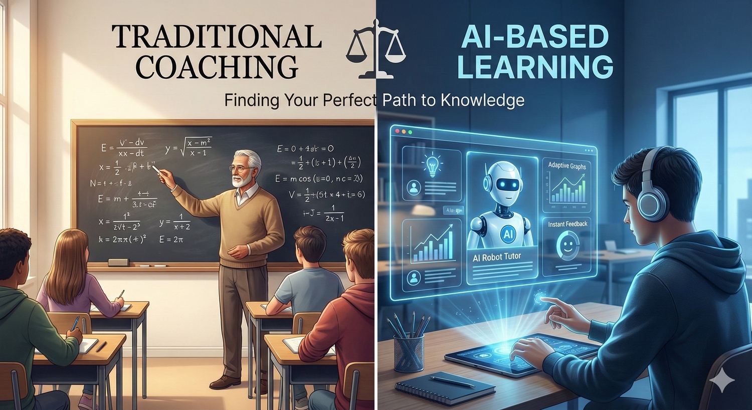 AI-Based Learning vs Traditional Coaching