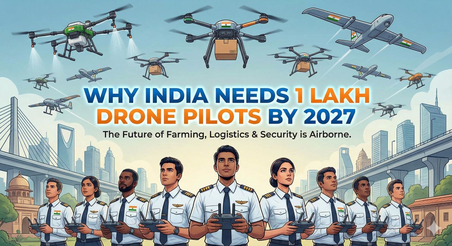 Why India Needs 1 Lakh Drone Pilots by 2027