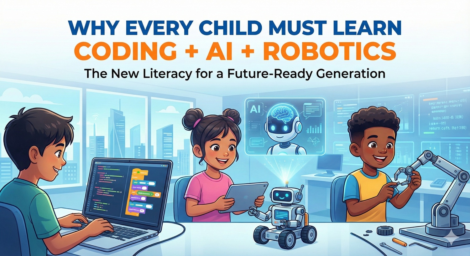 Why Every Child Must Learn Coding + AI + Robotics