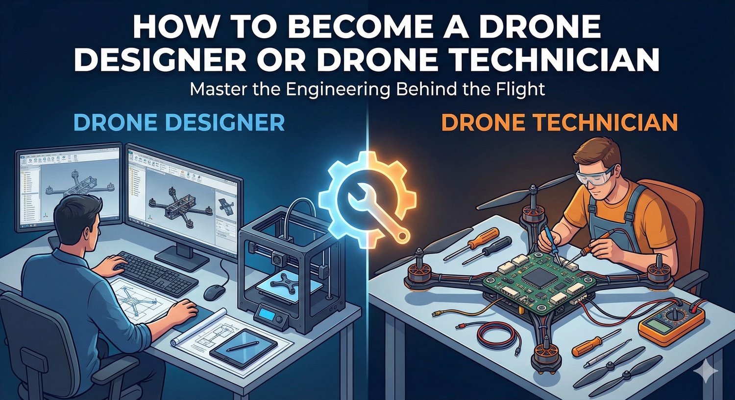 How to Become a Drone Designer or Drone Technician